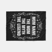 Personalisierter Muttertag Fleecedecke (Vorderseite (Horizontal))