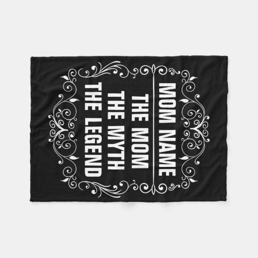Personalisierter Muttertag Fleecedecke (Vorderseite (Horizontal))