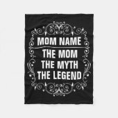 Personalisierter Muttertag Fleecedecke (Vorderseite)