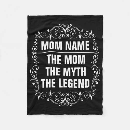 Personalisierter Muttertag Fleecedecke (Vorderseite)