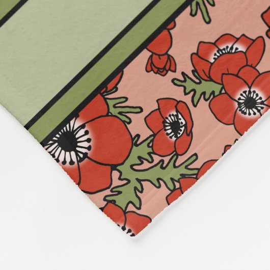 Personalisierter Muttertag Fleecedecke (Ecke)