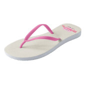 Personalisierter Muttertag | Flip Flops Badesandalen (Schrägansicht)