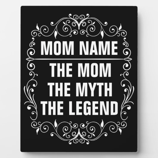 Personalisierter Muttertag Fotoplatte (Vorderseite)