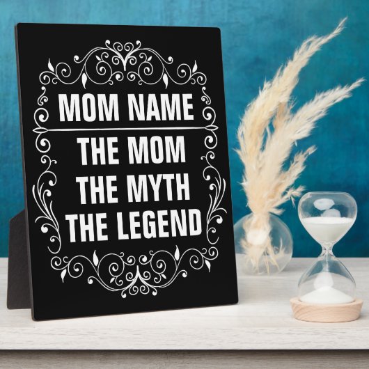 Personalisierter Muttertag Fotoplatte (Seite)