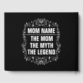 Personalisierter Muttertag Gästebuch (Rückseite)