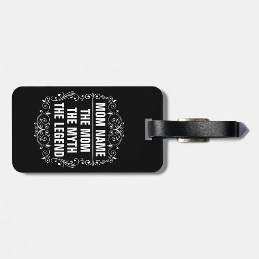 Personalisierter Muttertag Gepäckanhänger (Rückseite horizontal)