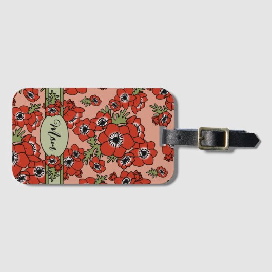 Personalisierter Muttertag Gepäckanhänger (Vorderseite (Horizontal))