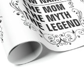 Personalisierter Muttertag Geschenkpapier (Rolleneckpunkt)