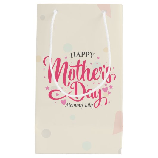 Personalisierter Muttertag | Geschenktüte (Vorderseite)