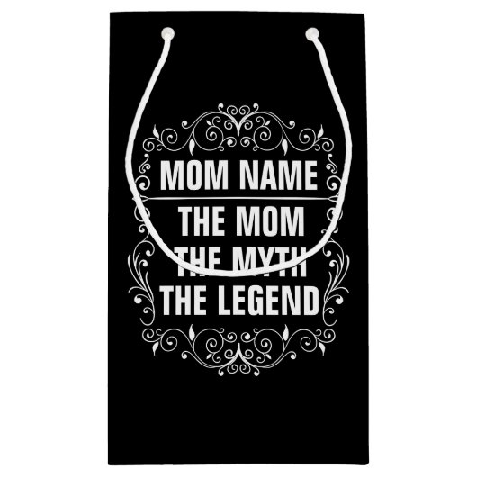 Personalisierter Muttertag Kleine Geschenktüte (Rückseite)