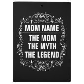 Personalisierter Muttertag Klemmbrett (Rückseite)