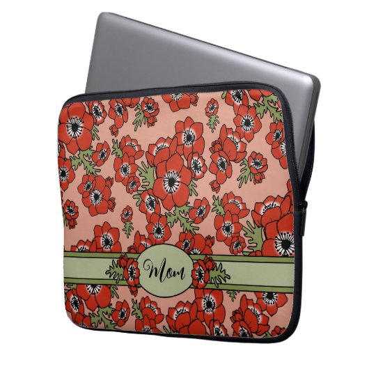 Personalisierter Muttertag Laptopschutzhülle (Vorderseite Links)