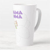 Personalisierter Muttertag Latte Tasse - Weiße Lil (Rechte Ecke)