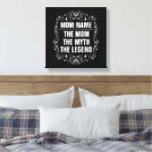 Personalisierter Muttertag Leinwanddruck (Insitu (Schlafzimmer))