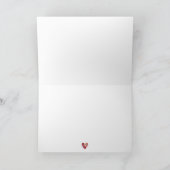 Personalisierter Muttertag mit Blumen - Ich liebe Karte (Innenseite)