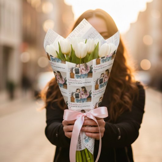 Personalisierter Muttertag mit Foto Geschenkpapier
