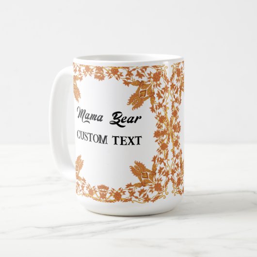 PERSONALISIERTER MÜTTERTAG NAME TASSE (Vorderseite Links)
