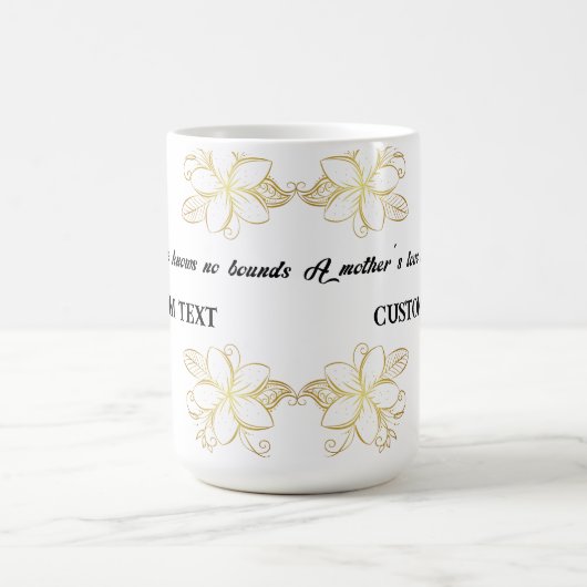 PERSONALISIERTER MÜTTERTAG NAME TASSE (Mittel)