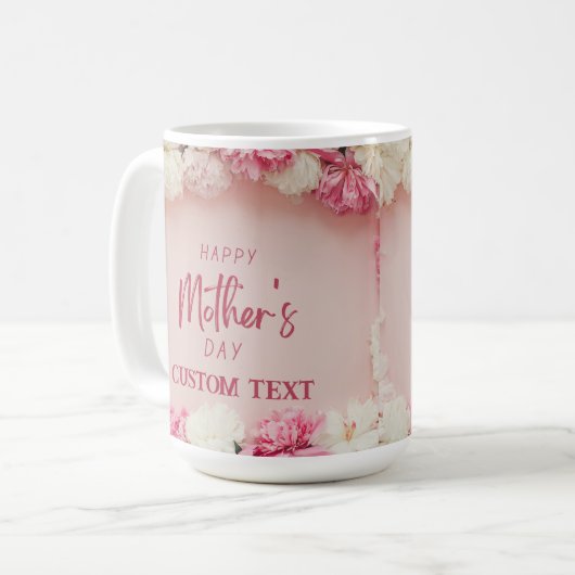 PERSONALISIERTER MÜTTERTAG NAME TASSE (Vorderseite Links)