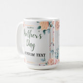 PERSONALISIERTER MÜTTERTAG NAME TASSE (Vorderseite Links)