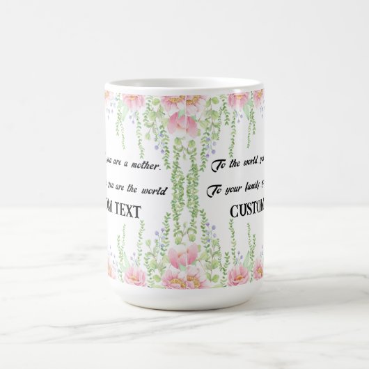 PERSONALISIERTER MÜTTERTAG NAME TASSE (Mittel)