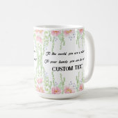 PERSONALISIERTER MÜTTERTAG NAME TASSE (VorderseiteRechts)