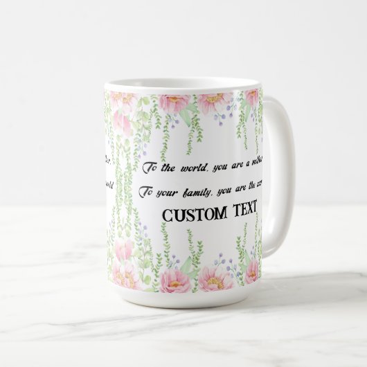 PERSONALISIERTER MÜTTERTAG NAME TASSE (VorderseiteRechts)