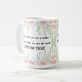 PERSONALISIERTER MÜTTERTAG NAME TASSE (Vorderseite Links)