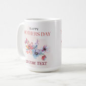 PERSONALISIERTER MÜTTERTAG NAME TASSE (Vorderseite Links)