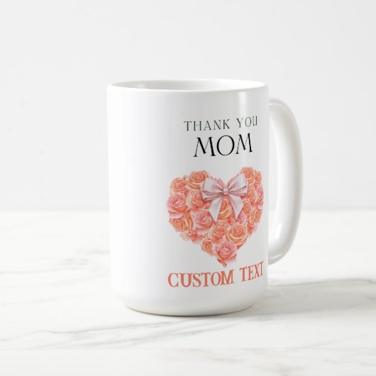 PERSONALISIERTER MÜTTERTAG NAME TASSE (VorderseiteRechts)