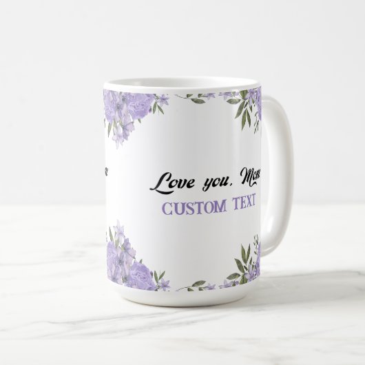 PERSONALISIERTER MÜTTERTAG NAME TASSE (VorderseiteRechts)