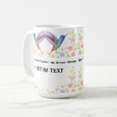 PERSONALISIERTER MÜTTERTAG NAME TASSE (Vorderseite Links)