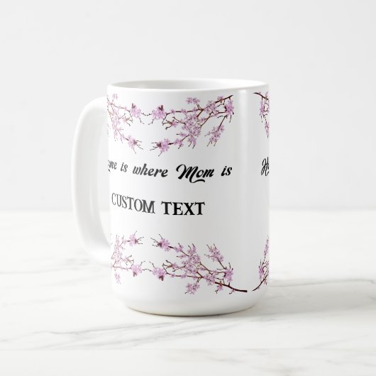 PERSONALISIERTER MÜTTERTAG NAME TASSE (Vorderseite Links)