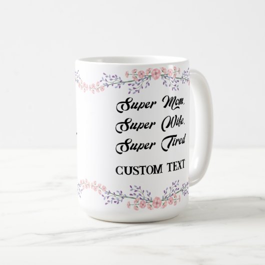 PERSONALISIERTER MÜTTERTAG NAME TASSE (VorderseiteRechts)