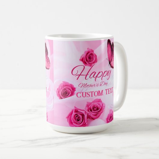 PERSONALISIERTER MÜTTERTAG NAME TASSE (VorderseiteRechts)