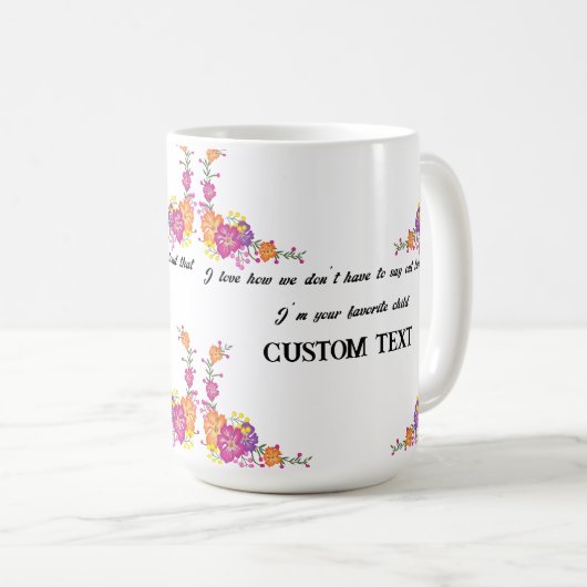 PERSONALISIERTER MÜTTERTAG NAME TASSE (VorderseiteRechts)