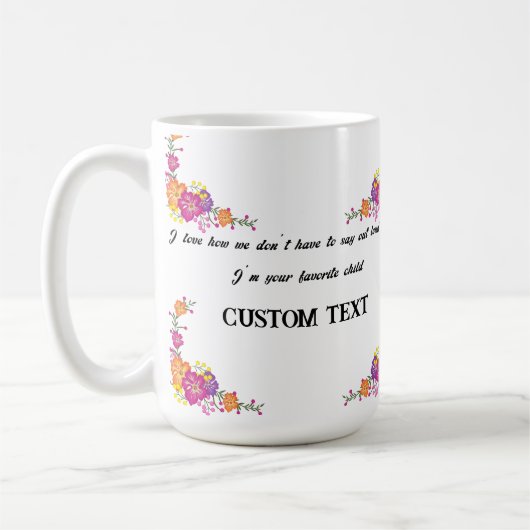 PERSONALISIERTER MÜTTERTAG NAME TASSE (Links)