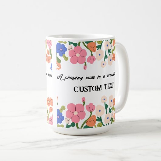 PERSONALISIERTER MÜTTERTAG NAME TASSE (VorderseiteRechts)