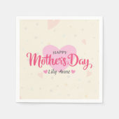 Personalisierter Muttertag | Napkin Serviette (Vorderseite)