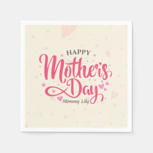 Personalisierter Muttertag   Napkin Serviette