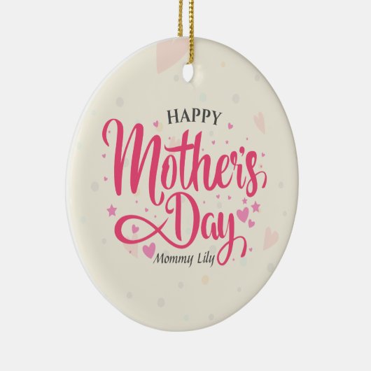 Personalisierter Muttertag | Ornament (Rechts)