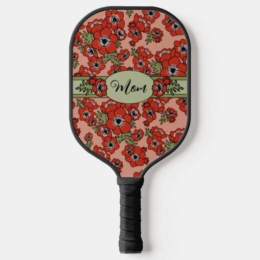 Personalisierter Muttertag Pickleball Schläger (Vorderseite)