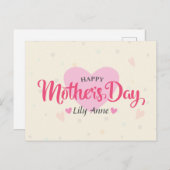 Personalisierter Muttertag | Postkarte (Vorne/Hinten)