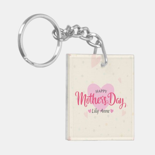 Personalisierter Muttertag | SCHLÜSSELANHÄNGER (Vorderseite links)