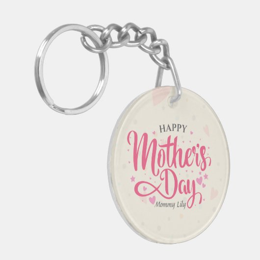 Personalisierter Muttertag | SCHLÜSSELANHÄNGER (Vorderseite links)