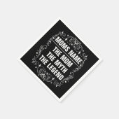 Personalisierter Muttertag Serviette (Ecke)