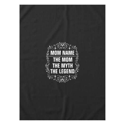 Personalisierter Muttertag Tischdecke (Vorderseite)