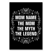 Personalisierter Muttertag Tischnummer (Rückseite)