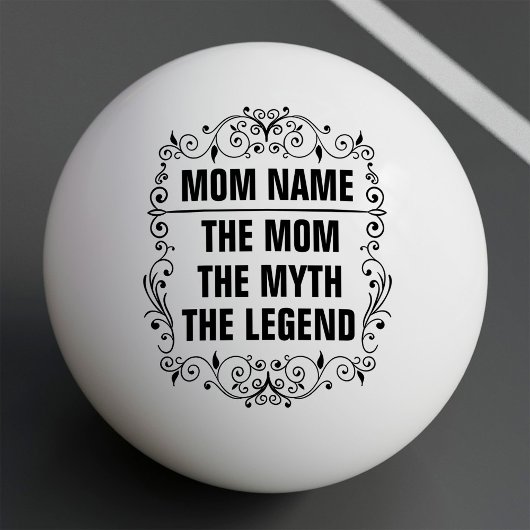 Personalisierter Muttertag Tischtennisball