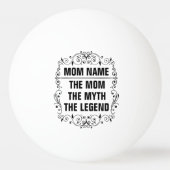 Personalisierter Muttertag Tischtennisball (Vorderseite)